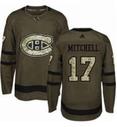 Mens Adidas Montreal Canadiens 17 Torrey Mitchell Premier Green Salute to Service NHL Jersey Mens Adidas Montreal Canadiens 17 Torrey Mitchell Premier Green Salute to Service NHL Jersey