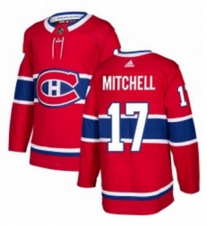 Mens Adidas Montreal Canadiens 17 Torrey Mitchell Premier Red Home NHL Jersey Mens Adidas Montreal Canadiens 17 Torrey Mitchell Premier Red Home NHL Jersey