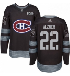 Mens Adidas Montreal Canadiens 22 Karl Alzner Authentic Black 1917 2017 100th Anniversary NHL Jersey Mens Adidas Montreal Canadiens 22 Karl Alzner Authentic Black 1917 2017 100th Anniversary NHL Jersey