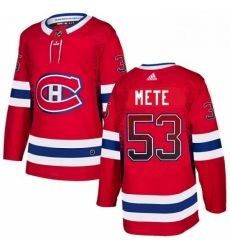 Mens Adidas Montreal Canadiens 53 Victor Mete Authentic Red Drift Fashion NHL Jersey Mens Adidas Montreal Canadiens 53 Victor Mete Authentic Red Drift Fashion NHL Jersey