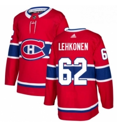 Mens Adidas Montreal Canadiens 62 Artturi Lehkonen Authentic Red Home NHL Jersey Mens Adidas Montreal Canadiens 62 Artturi Lehkonen Authentic Red Home NHL Jersey