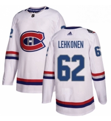 Mens Adidas Montreal Canadiens 62 Artturi Lehkonen Authentic White 2017 100 Classic NHL Jersey Mens Adidas Montreal Canadiens 62 Artturi Lehkonen Authentic White 2017 100 Classic NHL Jersey