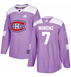 Mens Adidas Montreal Canadiens 7 Howie Morenz Authentic Purple Fights Cancer Practice NHL Jersey Mens Adidas Montreal Canadiens 7 Howie Morenz Authentic Purple Fights Cancer Practice NHL Jersey