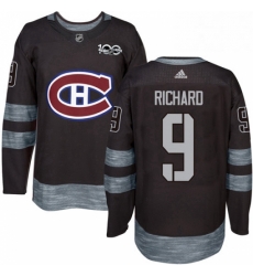 Mens Adidas Montreal Canadiens 9 Maurice Richard Authentic Black 1917 2017 100th Anniversary NHL Jersey Mens Adidas Montreal Canadiens 9 Maurice Richard Authentic Black 1917 2017 100th Anniversary NHL Jersey