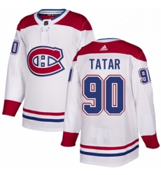 Mens Adidas Montreal Canadiens 90 Tomas Tatar Authentic White Away NHL Jersey Mens Adidas Montreal Canadiens 90 Tomas Tatar Authentic White Away NHL Jersey