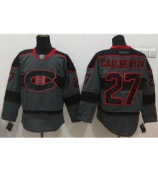 Montreal Canadiens #27 Alex Galchenyuk Charcoal Cross Check Fashion Stitched NHL Jersey Montreal Canadiens #27 Alex Galchenyuk Charcoal Cross Check Fashion Stitched NHL Jersey