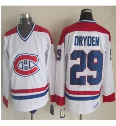 Montreal Canadiens #29 Ken Dryden White CH-CCM Throwback Stitched NHL Jersey Montreal Canadiens #29 Ken Dryden White CH-CCM Throwback Stitched NHL Jersey