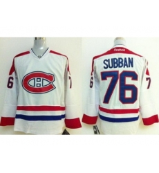 Montreal Canadiens 76 P.K. Subban White NHL Hockey Jerseys Montreal Canadiens 76 P.K. Subban White NHL Hockey Jerseys