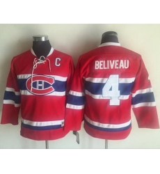 Canadiens #4 Jean Beliveau Red CCM Throwback Stitched Youth NHL Jersey Canadiens #4 Jean Beliveau Red CCM Throwback Stitched Youth NHL Jersey