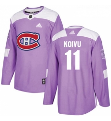 Youth Adidas Montreal Canadiens 11 Saku Koivu Authentic Purple Fights Cancer Practice NHL Jersey Youth Adidas Montreal Canadiens 11 Saku Koivu Authentic Purple Fights Cancer Practice NHL Jersey
