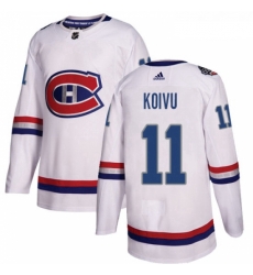 Youth Adidas Montreal Canadiens 11 Saku Koivu Authentic White 2017 100 Classic NHL Jersey Youth Adidas Montreal Canadiens 11 Saku Koivu Authentic White 2017 100 Classic NHL Jersey