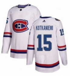 Youth Adidas Montreal Canadiens 15 Jesperi Kotkaniemi Authentic White 2017 100 Classic NHL Jersey Youth Adidas Montreal Canadiens 15 Jesperi Kotkaniemi Authentic White 2017 100 Classic NHL Jersey
