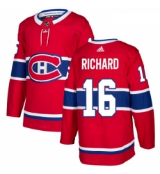 Youth Adidas Montreal Canadiens 16 Henri Richard Authentic Red Home NHL Jersey Youth Adidas Montreal Canadiens 16 Henri Richard Authentic Red Home NHL Jersey