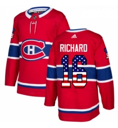 Youth Adidas Montreal Canadiens 16 Henri Richard Authentic Red USA Flag Fashion NHL Jersey Youth Adidas Montreal Canadiens 16 Henri Richard Authentic Red USA Flag Fashion NHL Jersey