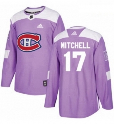Youth Adidas Montreal Canadiens 17 Torrey Mitchell Authentic Purple Fights Cancer Practice NHL Jersey Youth Adidas Montreal Canadiens 17 Torrey Mitchell Authentic Purple Fights Cancer Practice NHL Jersey