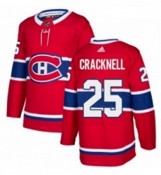 Youth Adidas Montreal Canadiens 25 Adam Cracknell Premier Red Home NHL Jersey Youth Adidas Montreal Canadiens 25 Adam Cracknell Premier Red Home NHL Jersey