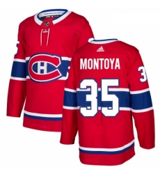 Youth Adidas Montreal Canadiens 35 Al Montoya Authentic Red Home NHL Jersey Youth Adidas Montreal Canadiens 35 Al Montoya Authentic Red Home NHL Jersey
