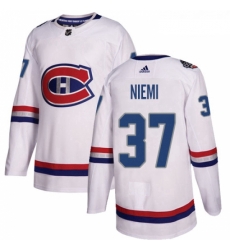 Youth Adidas Montreal Canadiens 37 Antti Niemi Authentic White 2017 100 Classic NHL Jersey Youth Adidas Montreal Canadiens 37 Antti Niemi Authentic White 2017 100 Classic NHL Jersey