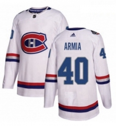 Youth Adidas Montreal Canadiens 40 Joel Armia Authentic White 2017 100 Classic NHL Jersey Youth Adidas Montreal Canadiens 40 Joel Armia Authentic White 2017 100 Classic NHL Jersey