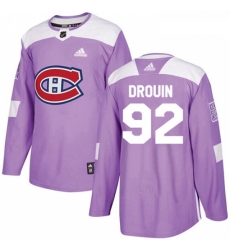 Youth Adidas Montreal Canadiens 92 Jonathan Drouin Authentic Purple Fights Cancer Practice NHL Jersey Youth Adidas Montreal Canadiens 92 Jonathan Drouin Authentic Purple Fights Cancer Practice NHL Jersey