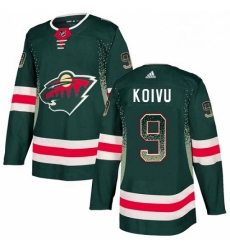 Mens Adidas Minnesota Wild 9 Mikko Koivu Authentic Green Drift Fashion NHL Jersey Mens Adidas Minnesota Wild 9 Mikko Koivu Authentic Green Drift Fashion NHL Jersey