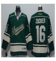 Minnesota Wild #16 Jason Zucker Green Stitched NHL Jersey Minnesota Wild #16 Jason Zucker Green Stitched NHL Jersey