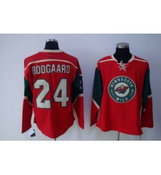 Minnesota Wild 24 boogaard red jerseys Minnesota Wild 24 boogaard red jerseys