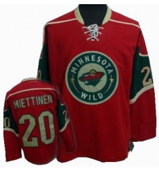 Minnesota Wilds 20# MIETTINEN red jersey Minnesota Wilds 20# MIETTINEN red jersey