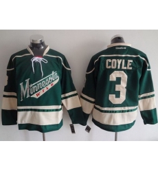 Wild #3 Charlie Coyle Green Stitched NHL Jersey Wild #3 Charlie Coyle Green Stitched NHL Jersey