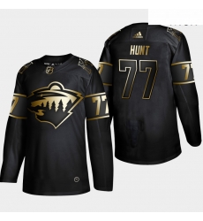 Wild 77 Brad Hunt Black Gold Adidas Jersey Wild 77 Brad Hunt Black Gold Adidas Jersey