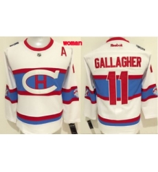 Canadiens #11 Brendan Gallagher White 2016 Winter Classic Womens Stitched NHL Jersey Canadiens #11 Brendan Gallagher White 2016 Winter Classic Womens Stitched NHL Jersey