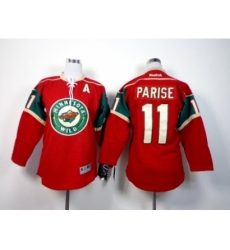 NHL Youth minnesota wild #11 parise red jerseys NHL Youth minnesota wild #11 parise red jerseys