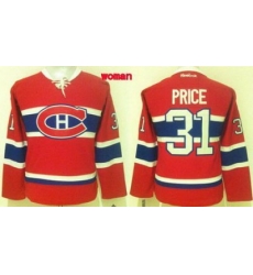 Women Montreal Canadiens #31 Carey Price Red CH Stitched NHL Jersey1 Women Montreal Canadiens #31 Carey Price Red CH Stitched NHL Jersey1