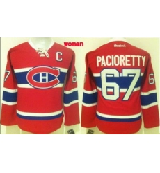 Women Montreal Canadiens #67 Max Pacioretty Red Home Stitched NHL Jersey1 Women Montreal Canadiens #67 Max Pacioretty Red Home Stitched NHL Jersey1