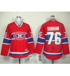 Women Montreal Canadiens #76 P.K. Subban red Jerseys1 Women Montreal Canadiens #76 P.K. Subban red Jerseys1