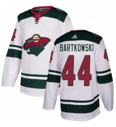 Youth Adidas Minnesota Wild 44 Matt Bartkowski Authentic White Away NHL Jersey Youth Adidas Minnesota Wild 44 Matt Bartkowski Authentic White Away NHL Jersey
