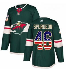 Youth Adidas Minnesota Wild 46 Jared Spurgeon Authentic Green USA Flag Fashion NHL Jersey Youth Adidas Minnesota Wild 46 Jared Spurgeon Authentic Green USA Flag Fashion NHL Jersey