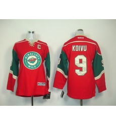 Youth Minnesota Wild 9 KOIVU red Jerseys Youth Minnesota Wild 9 KOIVU red Jerseys