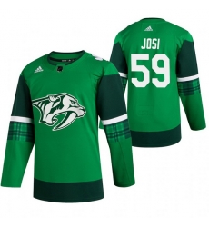 Men Nashville Predators 59 Roman Josi Green 2020 Adidas Jersey Men Nashville Predators 59 Roman Josi Green 2020 Adidas Jersey