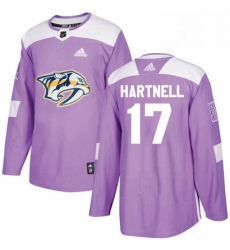 Mens Adidas Nashville Predators 17 Scott Hartnell Authentic Purple Fights Cancer Practice NHL Jersey Mens Adidas Nashville Predators 17 Scott Hartnell Authentic Purple Fights Cancer Practice NHL Jersey