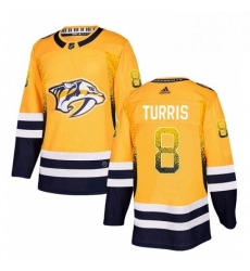 Mens Adidas Nashville Predators 8 Kyle Turris Authentic Gold Drift Fashion NHL Jersey Mens Adidas Nashville Predators 8 Kyle Turris Authentic Gold Drift Fashion NHL Jersey