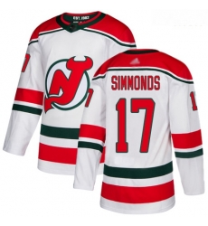 Devils #17 Wayne Simmonds White Alternate Authentic Stitched Hockey Jersey Devils #17 Wayne Simmonds White Alternate Authentic Stitched Hockey Jersey