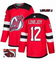 Mens Adidas New Jersey Devils 12 Ben Lovejoy Authentic Red Fashion Gold NHL Jersey Mens Adidas New Jersey Devils 12 Ben Lovejoy Authentic Red Fashion Gold NHL Jersey