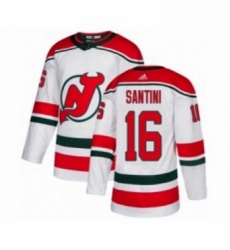 Mens Adidas New Jersey Devils 16 Steve Santini Authentic White Alternate NHL Jersey Mens Adidas New Jersey Devils 16 Steve Santini Authentic White Alternate NHL Jersey