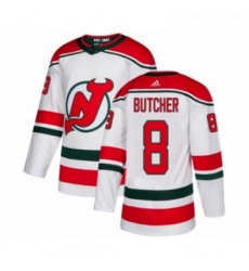 Mens Adidas New Jersey Devils 8 Will Butcher Premier White Alternate NHL Jersey Mens Adidas New Jersey Devils 8 Will Butcher Premier White Alternate NHL Jersey