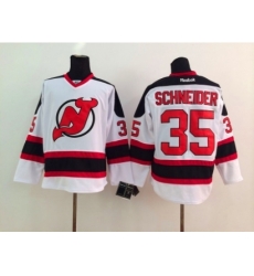 NHL New Jersey Devils #35 schneider white Stitched Jerseys NHL New Jersey Devils #35 schneider white Stitched Jerseys