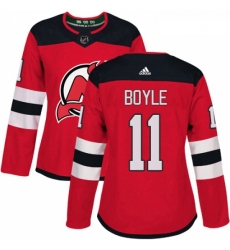 Womens Adidas New Jersey Devils 11 Brian Boyle Authentic Red Home NHL Jersey Womens Adidas New Jersey Devils 11 Brian Boyle Authentic Red Home NHL Jersey