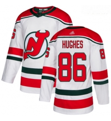 Devils #86 Jack Hughes White Alternate Authentic Stitched Youth Hockey Jersey Devils #86 Jack Hughes White Alternate Authentic Stitched Youth Hockey Jersey
