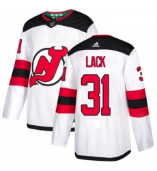 Youth Adidas New Jersey Devils 31 Eddie Lack Authentic White Away NHL Jersey Youth Adidas New Jersey Devils 31 Eddie Lack Authentic White Away NHL Jersey