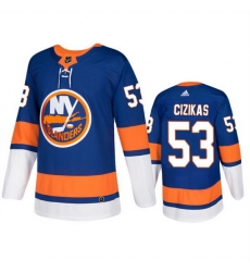 Men New York Islanders 53 Casey Cizikas Royal Stitched Jersey Men New York Islanders 53 Casey Cizikas Royal Stitched Jersey